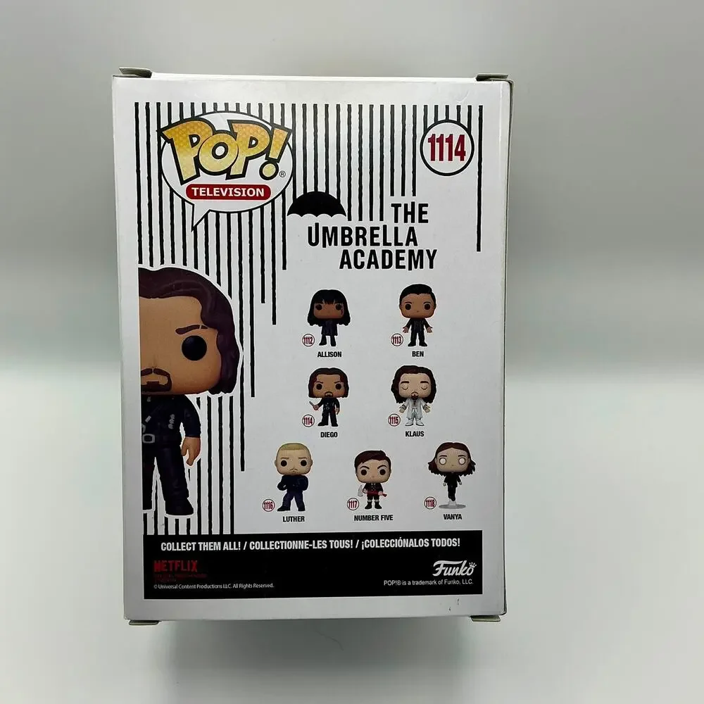 Diego Hargreeves #1114 The Umbrella Academy Funko Pop - Picture 3 of 6